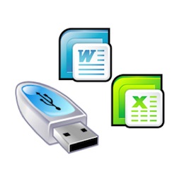 USBメモリで持ち運べるエクセルとワードの互換ソフト